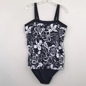 Azul by Maxine of Hollywood One Piece Swimsuit